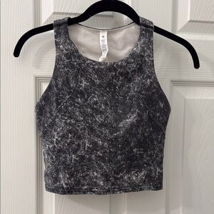 Lululemon Black and Gray Invigorate Tank